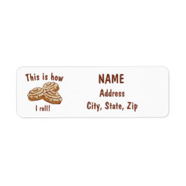 Dit is hoe ik het adresetiket van de Terugkeer, ka Etiket