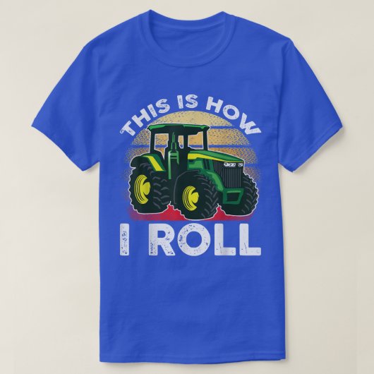 Dit is hoe ik het Boerderij Fun van de Tractor Far T-shirt (Design voorkant)