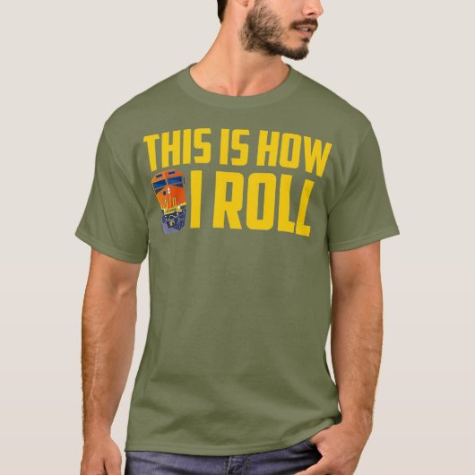 Dit is hoe ik het model van de spoorstaafleider va t-shirt (Voorkant)