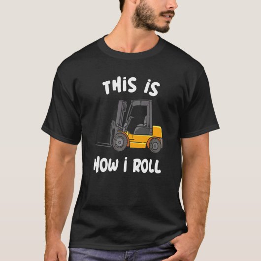 Dit is hoe ik het pakhuis forklift operator t-shirt (Voorkant)