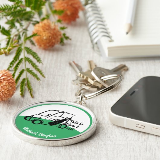 Dit is hoe ik het persoonlijke Golf Sleutelhanger (Zijkant)