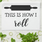 Dit is hoe ik het rollen van de keukenhanddoek van (Gevouwen)