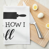 Dit is hoe ik het rollen van de keukenhanddoek van (Quarter Fold)