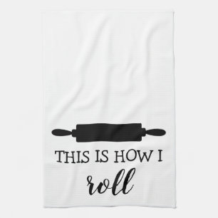 Dit is hoe ik het rollen van de keukenhanddoek van