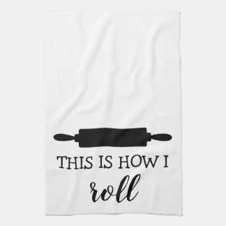 Dit is hoe ik het rollen van de keukenhanddoek van