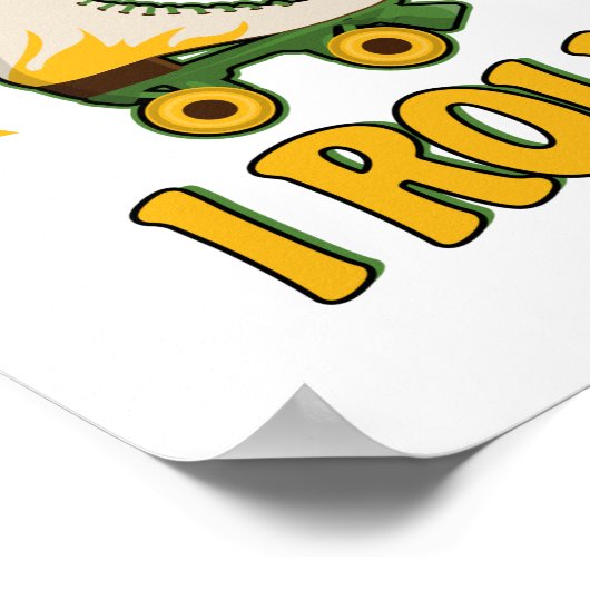 Dit is hoe ik het Schaats van Roller rol Poster (Hoek)