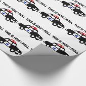 Dit is hoe ik in een cop auto rolt cadeaupapier (Hoek)