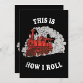 Dit is hoe ik Kind treinen van de trein kan rollen Kaart (Voorkant / Achterkant)