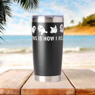 Dit is hoe ik Labradors rol Lab Labby Kids Cadeau Geïsoleerde Drinkbeker