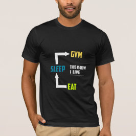Dit is hoe ik leef - Gym T-shirt