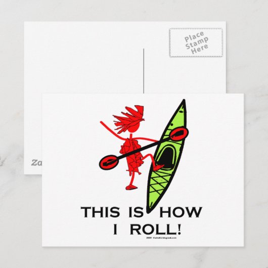 Dit is hoe ik moet rollen briefkaart (Voorkant / Achterkant)