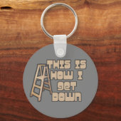 Dit is hoe ik omlaag ga - Sleutelhanger (Voorkant)