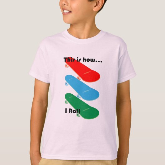 Dit is hoe ik Ontwerp rol - Kinderen Basic T-Shirt (Voorkant)