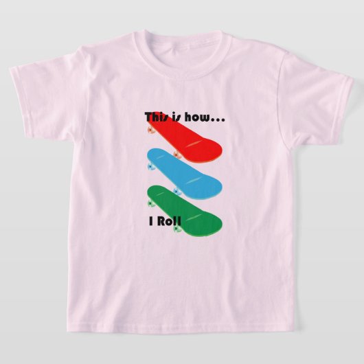 Dit is hoe ik Ontwerp rol - Kinderen Basic T-Shirt (Laagn)