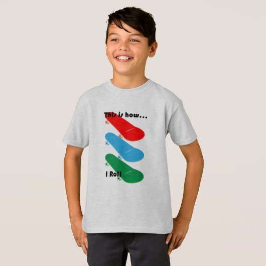 Dit is hoe ik Ontwerp rol - Kinderen Basic T-Shirt (Voorkant volledig)