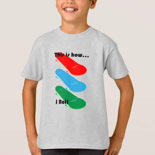 Dit is hoe ik Ontwerp rol - Kinderen Basic T-Shirt (Voorkant)