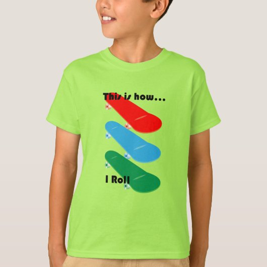 Dit is hoe ik Ontwerp rol - Kinderen Basic T-Shirt (Voorkant)