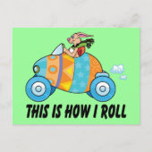 Dit is hoe ik paashaas rol feestdagenkaart (Voorkant)