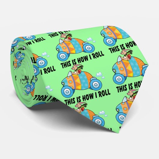 Dit is hoe ik Pasen Bunny kan rollen Stropdas (Opgerold)