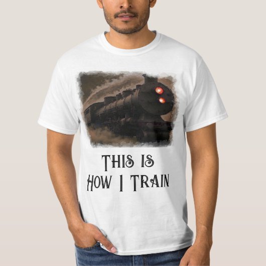 Dit is Hoe Ik Plezier Train T-shirt (Voorkant)