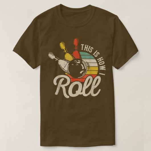 Dit is hoe ik Retro Bowling Team Bowler vrouwen ka T-shirt (Design voorkant)