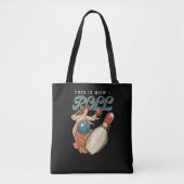 Dit is hoe ik rol Bowling Tote Tas (Voorkant)
