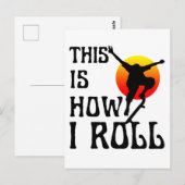 Dit is hoe ik rol briefkaart (Voorkant / Achterkant)