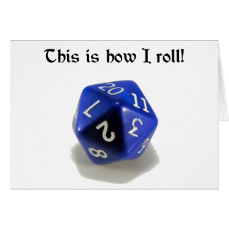 Dit is hoe ik rol (d20)
