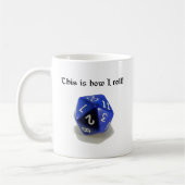 Dit is hoe ik rol (d20) koffiemok (Links)