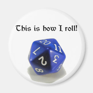 Dit is hoe ik rol (d20) magneet