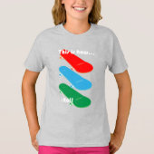 Dit is hoe ik rol Design - Meisjes Basic T-Shirt (Voorkant)