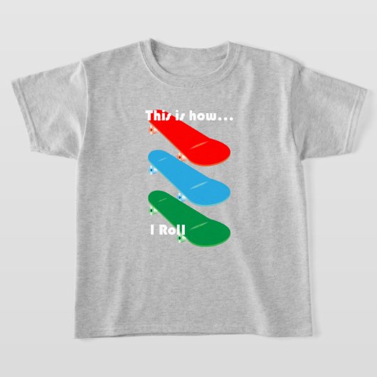 Dit is hoe ik rol Design - Meisjes Basic T-Shirt (Laagn)