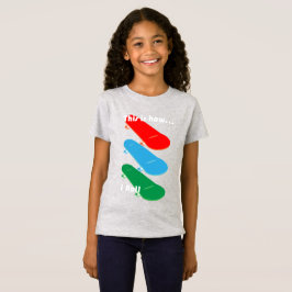 Dit is hoe ik rol Design - Meisjes fijne jersey T- T-shirt