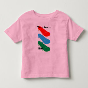 Dit is hoe ik rol Design - Peuter Fijne Jersey T-s Kinder Shirts