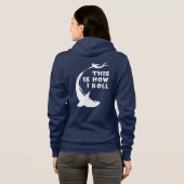 Dit is hoe ik rol - duiken met haai hoodie (Achterkant volledig)