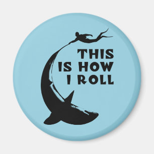 Dit is hoe ik rol - duiken met haai magneet