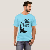 Dit is hoe ik rol - duiken met haai t-shirt (Voorkant volledig)