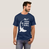 Dit is hoe ik rol - duiken met haai t-shirt (Voorkant volledig)