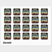 Dit Is Hoe Ik Rol Funny Golfkar Golfer Golfen Vierkante Sticker (Vel)