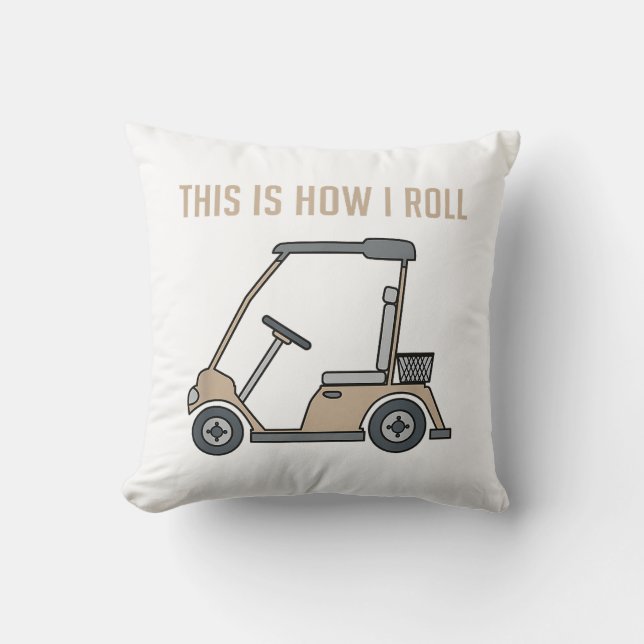 Dit is hoe ik rol golfkar grappige golfers kussen (Voorkant)