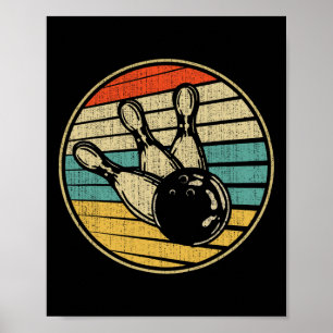 Dit is hoe ik rol Retro Bowling 60s 70s B Poster