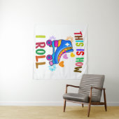Dit Is Hoe Ik Rol - Rollerskaten Wandkleed (In Situ (horizontaal))