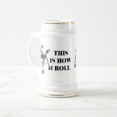 Dit is hoe ik Roll Walker moet rollen Bierpul (Voorkant links)