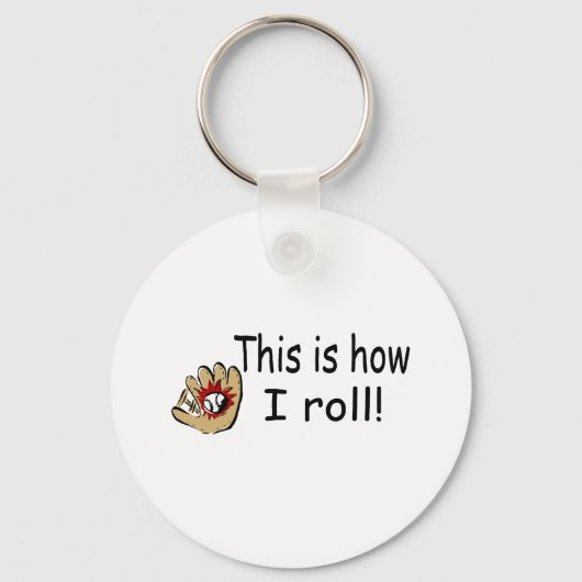 Dit is hoe ik rolt (BB Glove) Sleutelhanger (Voorkant)
