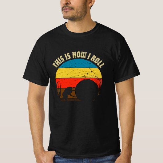 Dit is hoe ik rolt - Dung Beetles T-shirt (Voorkant)