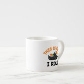 Dit is hoe ik rolt - Funny Sushi Espresso Kop (Voorkant rechts)