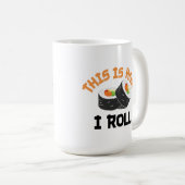 Dit is hoe ik rolt - Funny Sushi Koffiemok (Voorkant rechts)