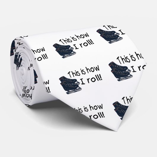 Dit is hoe ik rolt (ijs-Schaatsen) Stropdas (Opgerold)