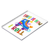 Dit is hoe ik rolt - rolschaatsen notitieboek (Linkerzijde)