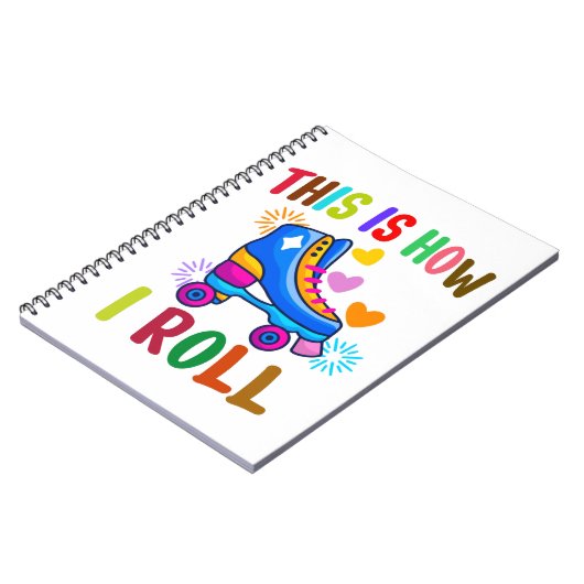 Dit is hoe ik rolt - rolschaatsen notitieboek (Linkerzijde)